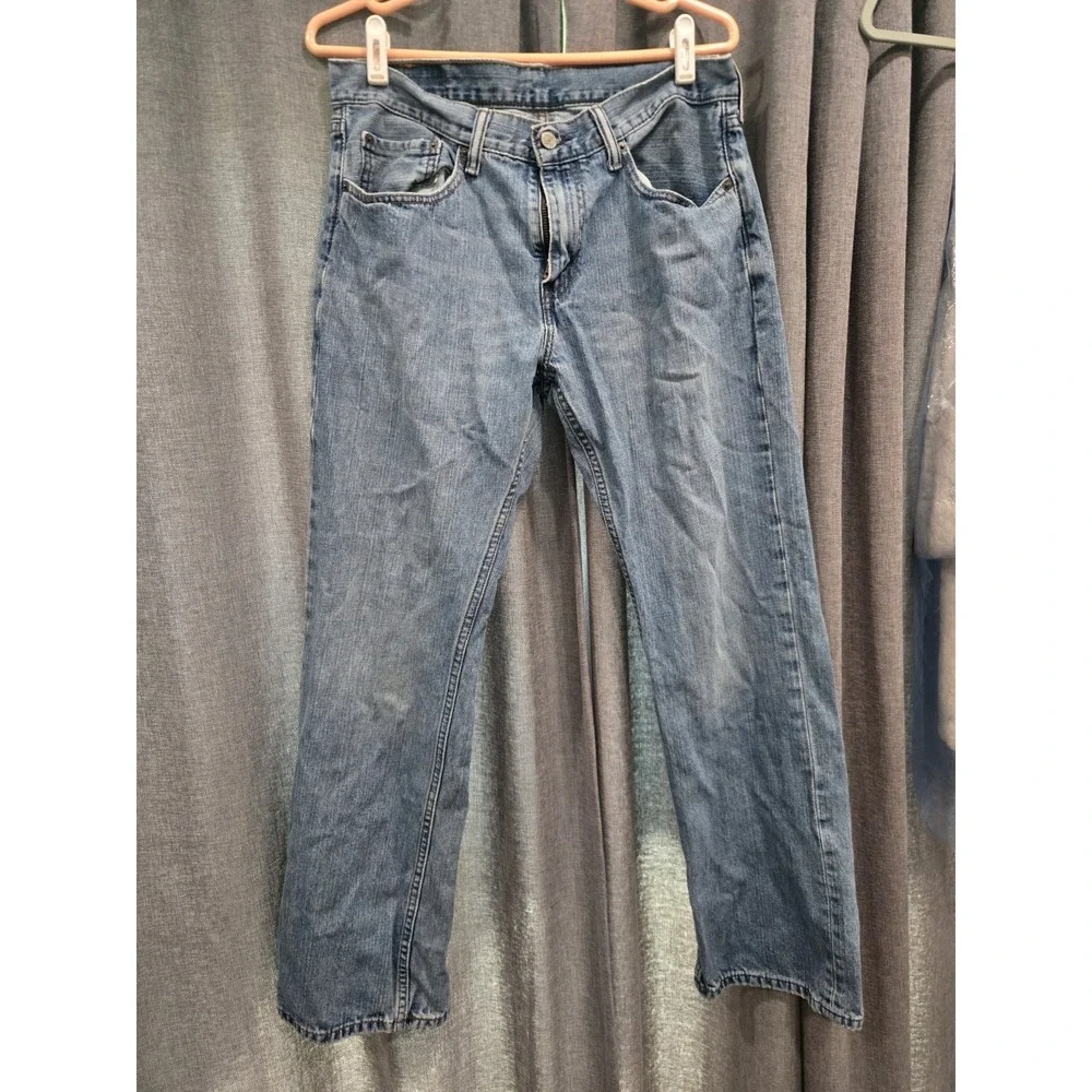 Levi's 559 Relaxed Straight Jeans Men's 32x30 Blue Medium Wash Denim Pants